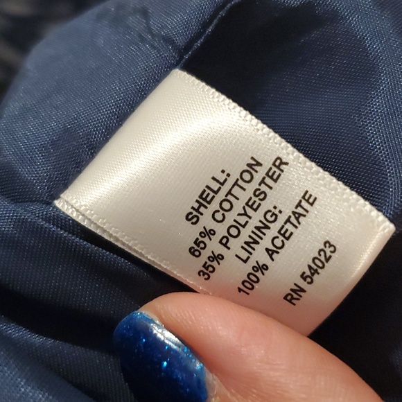 Banana Republic Cream and Indigo Icat Strapless Dress. Sz12 - Picture 5 of 6